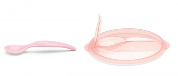 Дорожный набор для кормления Nuvita Cool, розовый (NV1421COOLPINK) - Pampik - 3