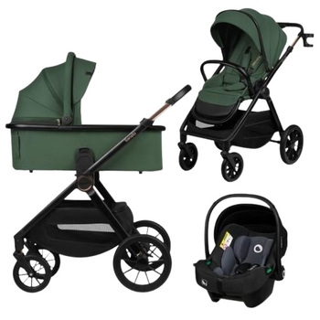 Универсальна коляска 3 в 1 Lionelo Layla Green Forest (LO-LAYLA 3IN1 GREEN FOREST) - Pampik