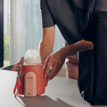 Мобильный подогреватель для бутылочек Lionelo Thermup Go Evo Coral Pink (LOC-THERMUP GO EVO CORAL PINK) - Pampik - 11