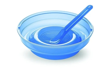 Тарілка Nuvita 4 в 1, синій (NV1465Blue) - Pampik - 4