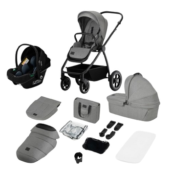 Универсальна коляска 3 в 1 Lionelo Meril Grey Stone (LO-MERIL 3IN1 GREY STONE) - Pampik - 2