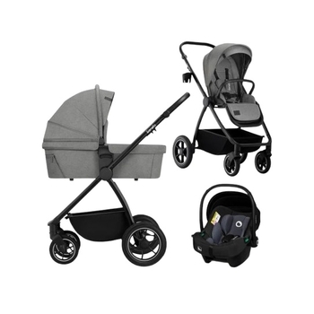 Универсальна коляска 3 в 1 Lionelo Meril Grey Stone (LO-MERIL 3IN1 GREY STONE) - Pampik