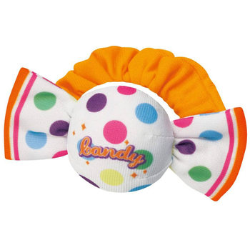 Погремушка мягкая Combi Конфета, белый-оранжевый (14097) - Pampik