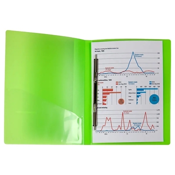 Папка-швидкозшивач Axent А4, зелений (1304-26-A) - Pampik - 2