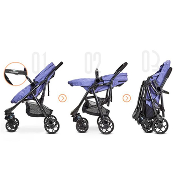 Универсальная коляска 2 в 1 Combi i_Thruller, фиолетовый (117125) - Pampik - 6