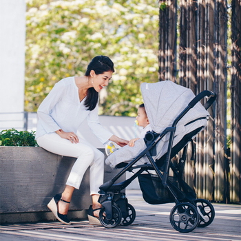 Универсальная коляска 2 в 1 Combi i_Thruller, серый (117126) - Pampik - 11