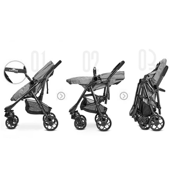 Универсальная коляска 2 в 1 Combi i_Thruller, серый (117126) - Pampik - 7