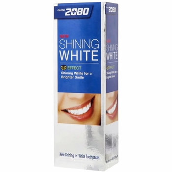 Зубна паста Aekyung 2080 New Shining White відбілююча, 120 г - Pampik - 2