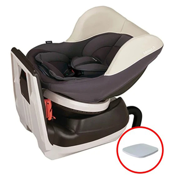 Автокрісло Combi Neseruturn + захисна підставка в подарунок, чорний (13954) - Pampik