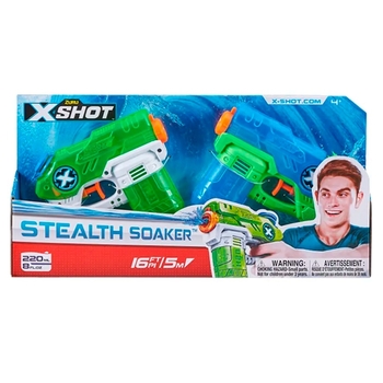 Набір водних бластерів Zuru X-Shot Warfare Double Small Stealth Soake, 2 види зброї (01227R) - Pampik - 3