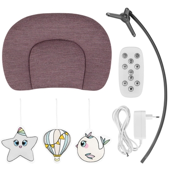 Кресло-качалка Lionelo Blossom Pink Mauve (LO-BLOSSOM PINK MAUVE) - Pampik - 12