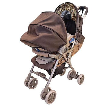 Прогулочная коляска с автокреслом Combi Multi 5 Way, коричневый (111529) - Pampik - 3
