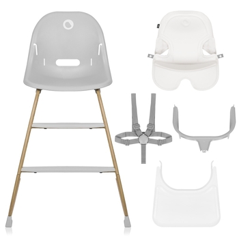 Стільчик для годування Lionelo Dalia Grey Stone Natural (LO-DALIA GREY STONE NATURAL) - Pampik - 6