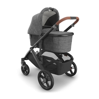 Универсальная коляска 2в1 Uppababy Vista V3 Greyson Charcoal Melange/Carbon Frame/Saddle Leather (0303-VIS-EU- GRY) - Pampik - 2
