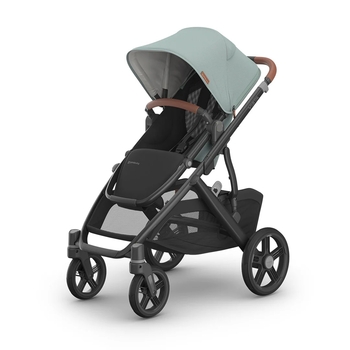 Универсальная коляска 2в1 Uppababy Vista V3 Kenzi Mystic Aqua/Carbon Frame/Saddle Leather (0303-VIS-EU-KNZ) - Pampik - 4