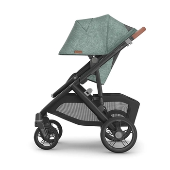 Универсальная коляска 2в1 Uppababy Vista V3 Gwen Green Melange/Carbon Frame/Saddle Leather (0303-VIS-EU- GWN) - Pampik - 7