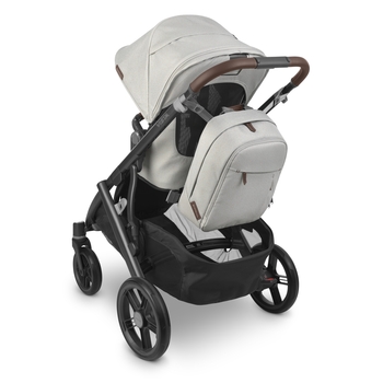Універсальна коляска 2в1 Uppababy Vista V3 Savannah Pearl Gray Jacquard/Carbon Frame/Chestnut Leather (0303-VIS-EU- SAV ) - Pampik - 11