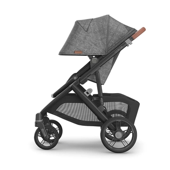 Универсальная коляска 2в1 Uppababy Vista V3 Greyson Charcoal Melange/Carbon Frame/Saddle Leather (0303-VIS-EU- GRY) - Pampik - 7