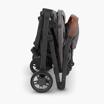 Прогулянкова коляска Uppababy MINU V2 Greyson Charcoal melange/Carbon frame/Saddle leather (0802-MIN-EU- GRY) - Pampik - 4