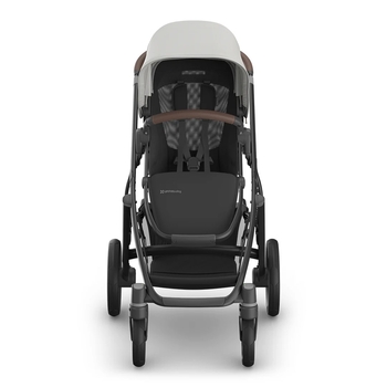 Універсальна коляска 2в1 Uppababy Vista V3 Savannah Pearl Gray Jacquard/Carbon Frame/Chestnut Leather (0303-VIS-EU- SAV ) - Pampik - 5