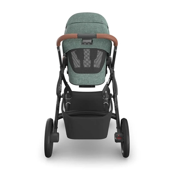 Универсальная коляска 2в1 Uppababy Vista V3 Gwen Green Melange/Carbon Frame/Saddle Leather (0303-VIS-EU- GWN) - Pampik - 6