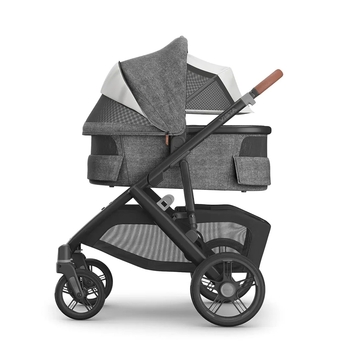 Универсальная коляска 2в1 Uppababy Vista V3 Greyson Charcoal Melange/Carbon Frame/Saddle Leather (0303-VIS-EU- GRY) - Pampik - 3