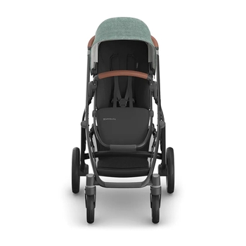 Универсальная коляска 2в1 Uppababy Vista V3 Gwen Green Melange/Carbon Frame/Saddle Leather (0303-VIS-EU- GWN) - Pampik - 4