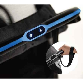 Уценка. Прогулочная коляска Combi Aura Star, серый (117741) - Pampik - 7