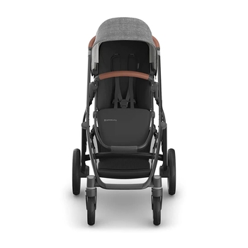 Универсальная коляска 2в1 Uppababy Vista V3 Greyson Charcoal Melange/Carbon Frame/Saddle Leather (0303-VIS-EU- GRY) - Pampik - 5
