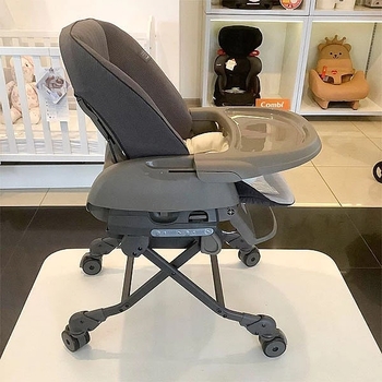 Люлька-трансформер Combi Nemulila Bedi Long, сірий-мока (118175) - Pampik - 4