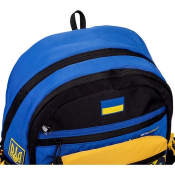 Рюкзак Yes TS-95 Welcome To Ukraine, чорний з синім (559463) - Pampik - 11