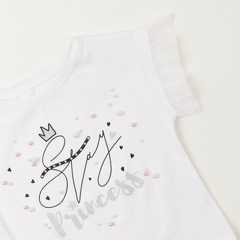 Футболка Ляля 3СК160 116 Белый (914373.1273721) - Pampik - 3