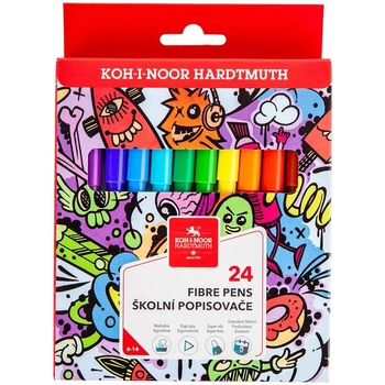 Фломастери Kite Teenage, 24 шт. (771002/24) - Pampik