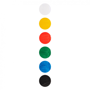 Фарби акварельні 1 Вересня, медові, 6 кольорів (110269) - Pampik - 7