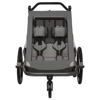 Велосипедний причіп з функцією коляски Lionelo Cama Grey Graphite - Pampik - 6