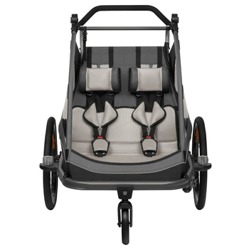 Велосипедний причіп з функцією коляски Lionelo Cama Grey Graphite - Pampik - 5