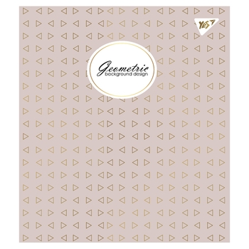 Набір зошитів Yes Geometric А5, клітинка, 18 аркушів, 10 шт. (766819) - Pampik - 2