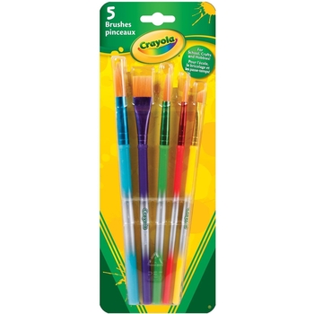 Кисточки для рисования красками Crayola, 5 шт (3007) - Pampik