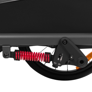 Велосипедний причіп з функцією коляски Lionelo Cama Grey Graphite - Pampik - 9