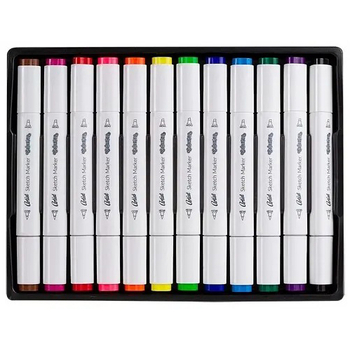 Маркеры для рисования Colorino Artist, двусторонние, 12 цветов (92470PTR) - Pampik - 2