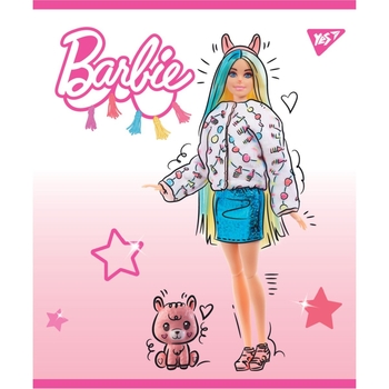 Набор тетрадей Yes Barbie А5 в линейку, 12 листов, 10 шт. (766803) - Pampik - 3