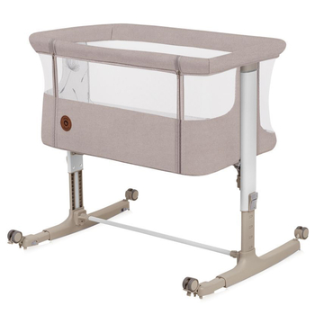 Ліжечко приставне Lionelo Aurora Beige cappuccino - Pampik - 2