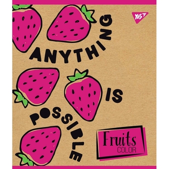 Набор тетрадей Yes Fruits Color Крафт А5 в линейку, 12 листов, 10 шт. (765073) - Pampik