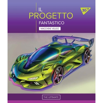 Набор тетрадей Yes Fantastic Cars А5 в клетку, 18 листов, 10 шт. (765181) - Pampik - 5