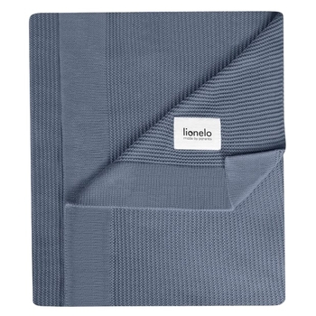Ковдра Lionelo Bamboo Blanket Blue, 100х75 см, синій - Pampik