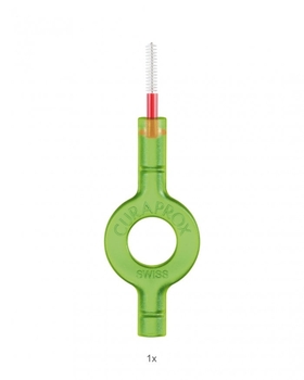 Дорожній набір по догляду за ротовою порожниною Curaprox Travel Set Blue: Розкладна щітка CS5460 Ultra Soft + Зубна паста Be You, 10 мл + Йоржики, 2 шт. + Тревел-кейс - Pampik - 4