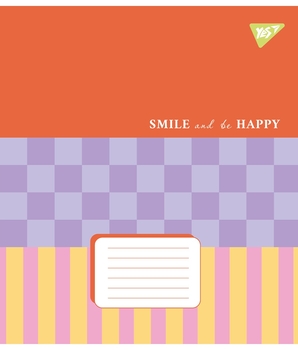 Набір зошитів Yes Smile and be happy А5, в лінійку, 48 аркушів, 10 шт. (767392) - Pampik - 5