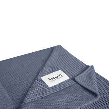 Ковдра Lionelo Bamboo Blanket Blue, 100х75 см, синій - Pampik - 4