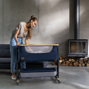 Приставная кроватка Lionelo Timon Graphite - Pampik - 10