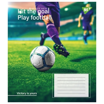 Набор тетрадей Yes Hit the goal А5, в линейку, 48 листов, 10 шт. (767390) - Pampik - 2